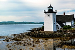 Calm Day by Grindle Point Light on Islesboro Island in Maine